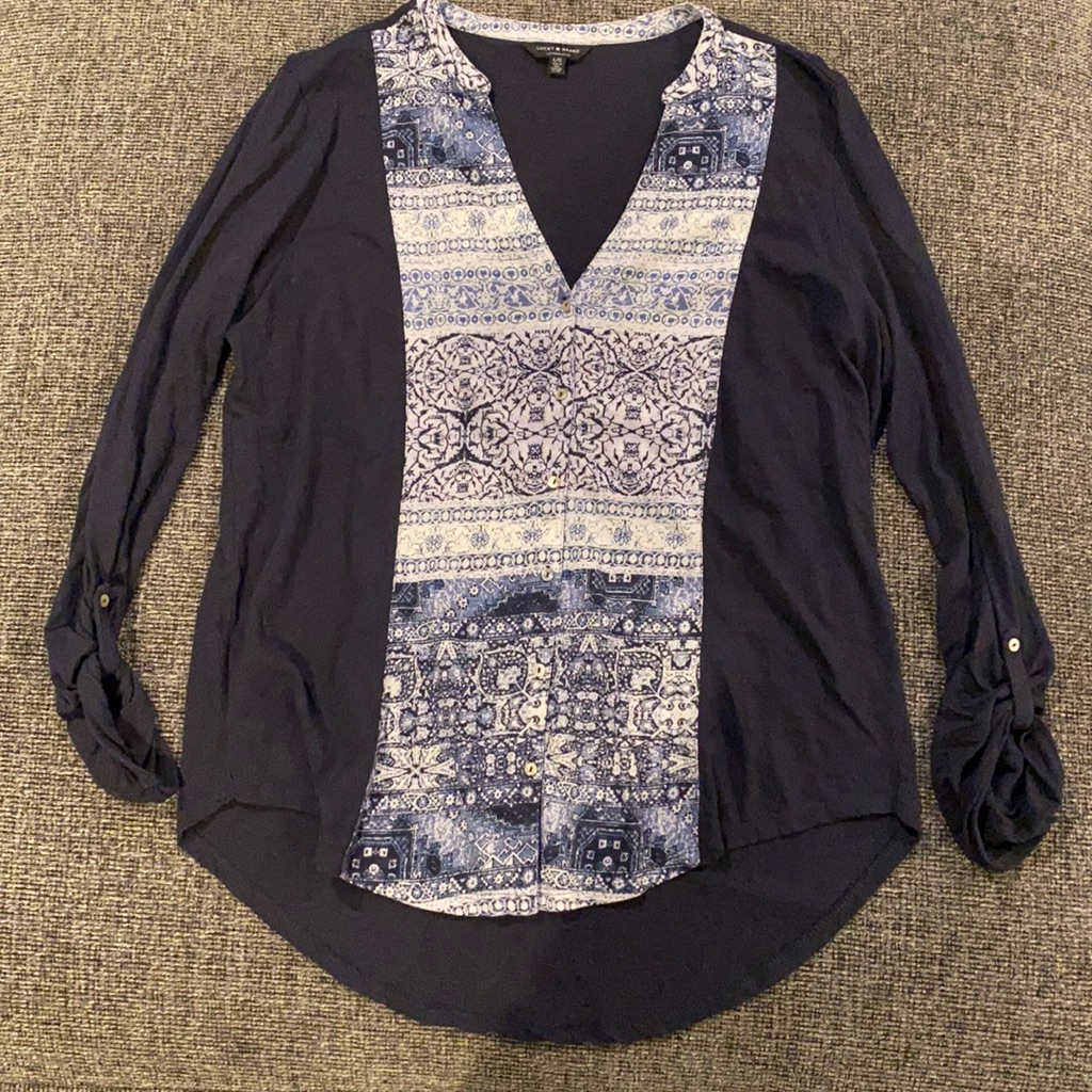 Lucky Brand Button Front Top